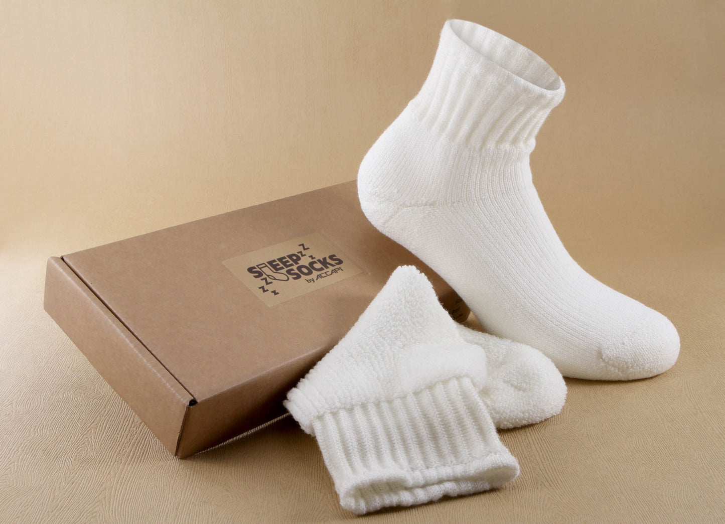 Sleep Socks Off White